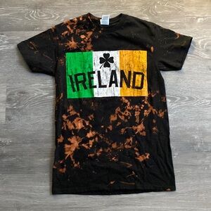 Ireland Flag Acid Washed T-Shirt